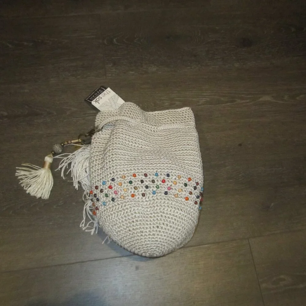 The Sak White Crossbody Bag with Multicolor Accents - Picture 2 of 4